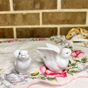 Vintage set of sparrows shelf decor